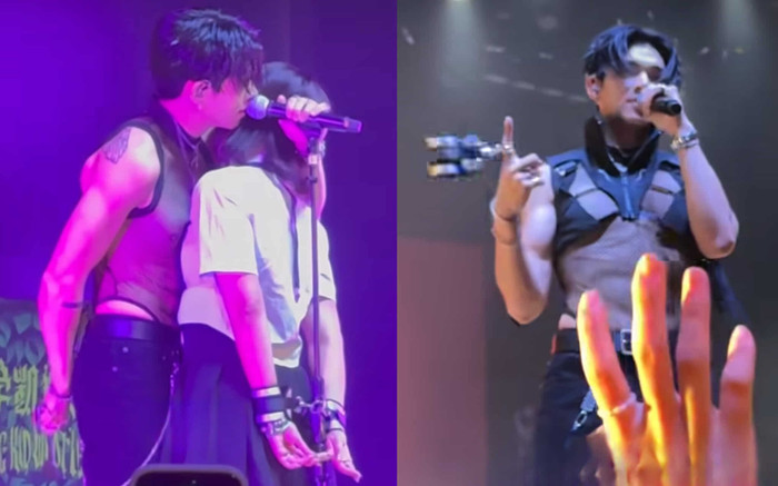 Nam ca sĩ bị chỉ trích vì mời khán giả nữ lên sân khấu, biểu diễn động tác phản cảm Ảnh 2