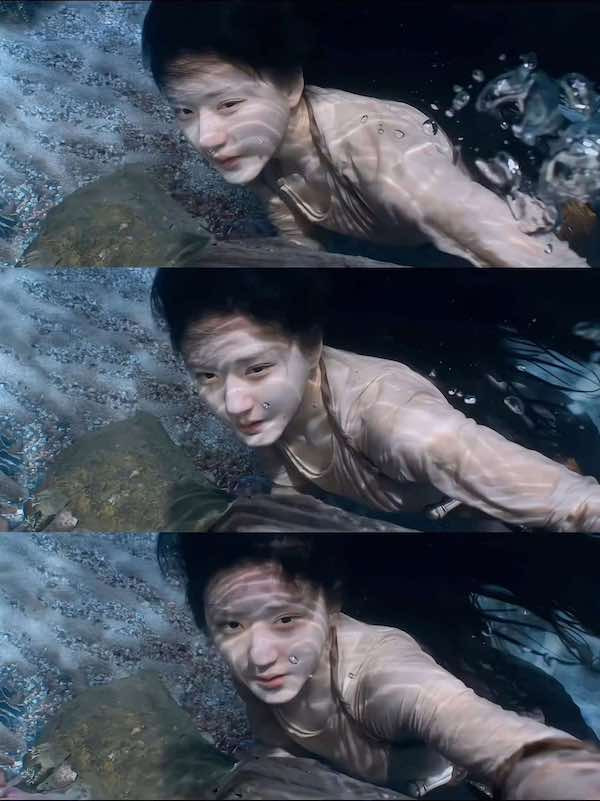 Triệu Lộ Tư gặp tai nạn mất nhiều máu trong cảnh quay dưới nước của Rèm Ngọc Châu Sa.