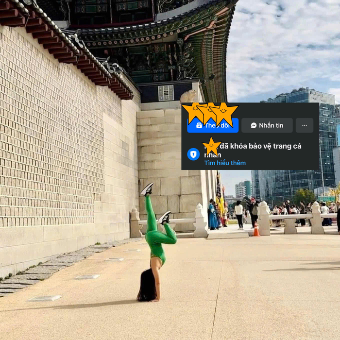 Nữ du khách Việt gây tranh cãi khi thực hiện động tác yoga 'trồng chuối' tại địa điểm du lịch Hàn Quốc, phải vội khoá trang cá nhân sau khi bị chỉ trích.