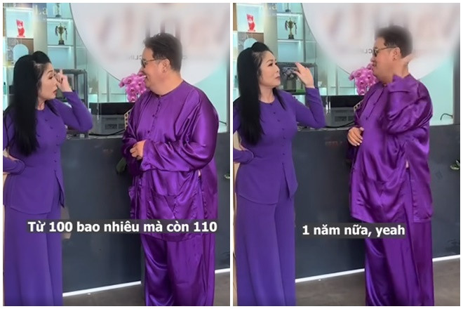 Anh đặt mục tiêu 1 năm nữa sẽ giảm còn 75kg.