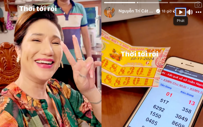 Những thành viên trong ê-kíp làm việc cùng NSƯT Cát Tường đã gửi lời chúc mừng đến người đẹp. Ảnh: FBNV