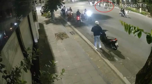 Hiện trường vụ tai nạn.