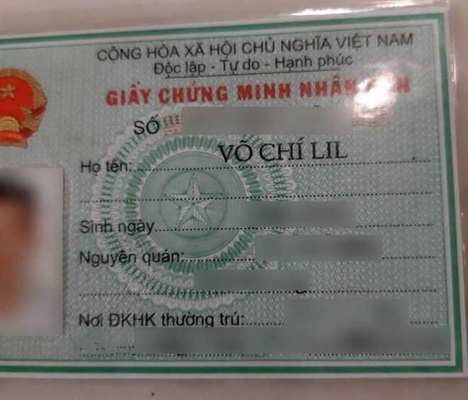 Tại Kiên Giang cũng có một chàng trai tên Võ Chí Lil (SN 1992).
