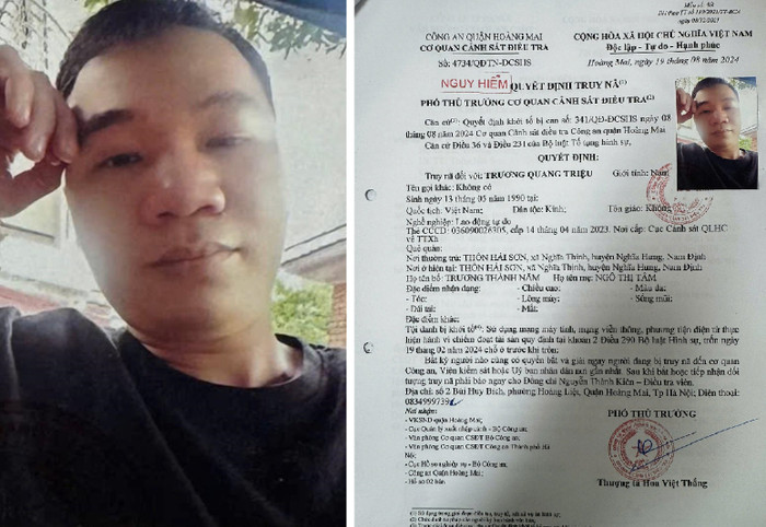 Đối tượng Trương Quang Triệu. Ảnh: VTV.