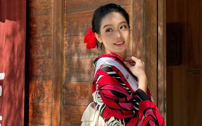 Hoa hậu Thanh Thủy hóa gái Nhật đẹp hút hồn chuẩn gu Miss International Ảnh 2