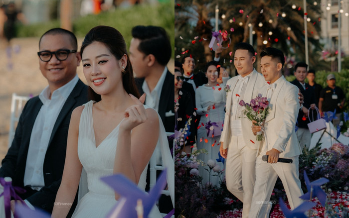 Khánh Vân cùng chồng sắp cưới ở hôn lễ của Hà Trí Quang - Thanh Đoàn Ảnh 2