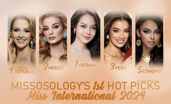 Nhiều chuyên trang nhan sắc đình đám xếp Hoa hậu Thanh Thủy tại các vị trí ấn tượng tại bảng dự đoán.