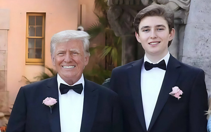 Hơn 28 triệu người mê mẩn vẻ đẹp chuẩn 'hoàng tử Nhà Trắng' của con trai ông Donald Trump Ảnh 2