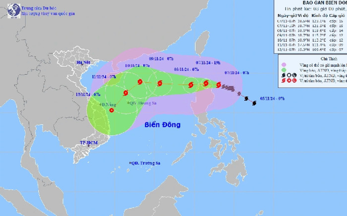 Bão Yinxing mạnh lên cấp 15, gần Biển Đông Ảnh 2