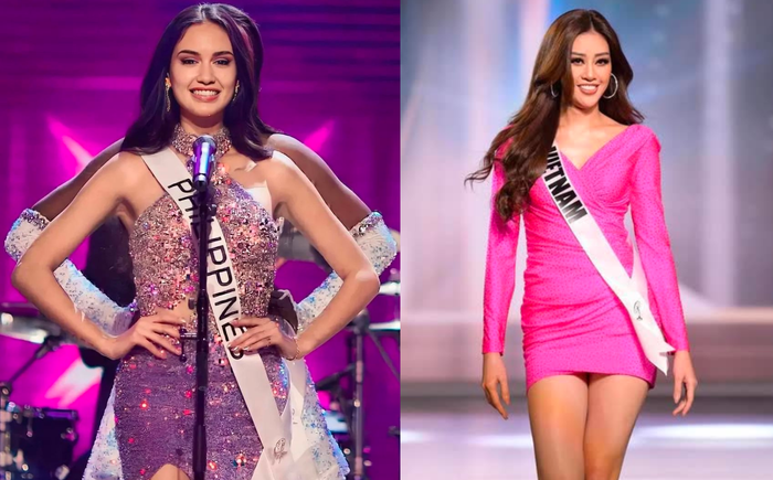 Trang phục đồng diễn của thí sinh Miss Universe trong những mùa giải trước thường là mẫu váy ngắn.