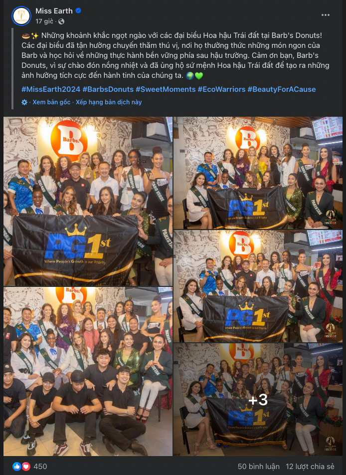 Bài đăng trên trang mạng xã hội của Miss Earth thu về lượng tương tác thấp kỷ lục so với mặt bằng chung các cuộc thi nhan sắc.