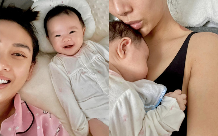 Võ Hoàng Yến đau lòng về tình trạng hiện tại của con gái. 