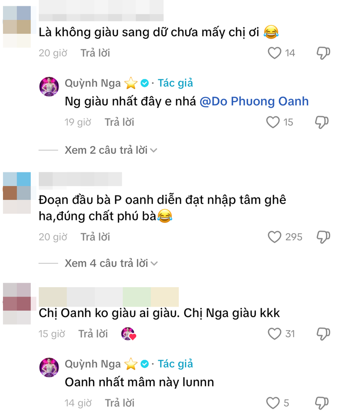 Quỳnh Nga tiết lộ Phương Oanh là người giàu nhất trong dàn người chơi Bước Nhảy Hoàn Vũ 2024.