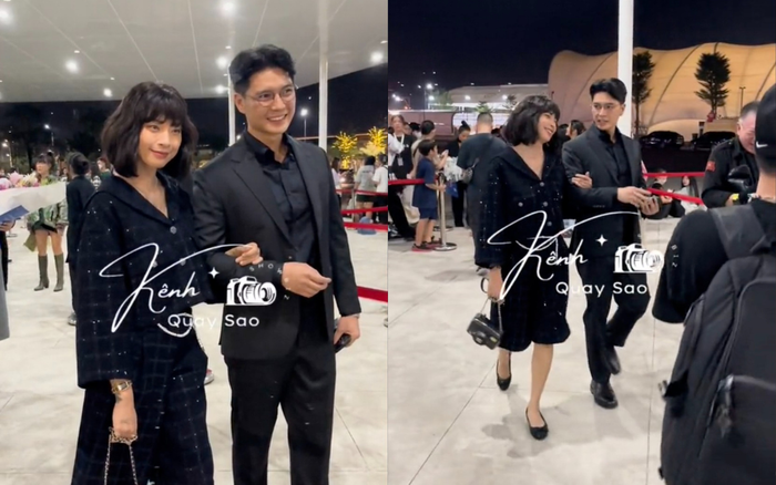 Hình ảnh mới nhất của Ngô Thanh Vân và Huy Trần. Ảnh: TikTok Kênh Quay Sao