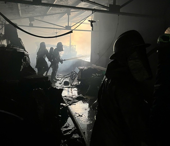 Rất may không có thương vong về người. Ảnh: An Ninh Thủ Đô.