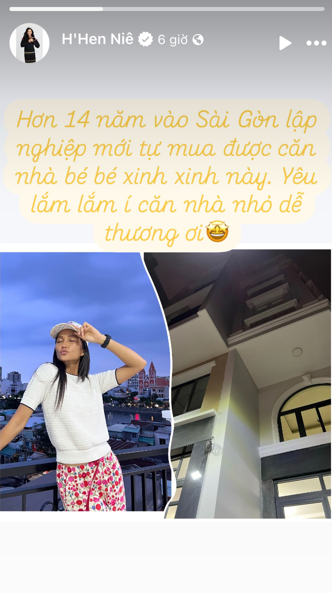 H'Hen Niê mua nhà tại TP.HCM sau hơn 1 thập kỷ ở nhà thuê.