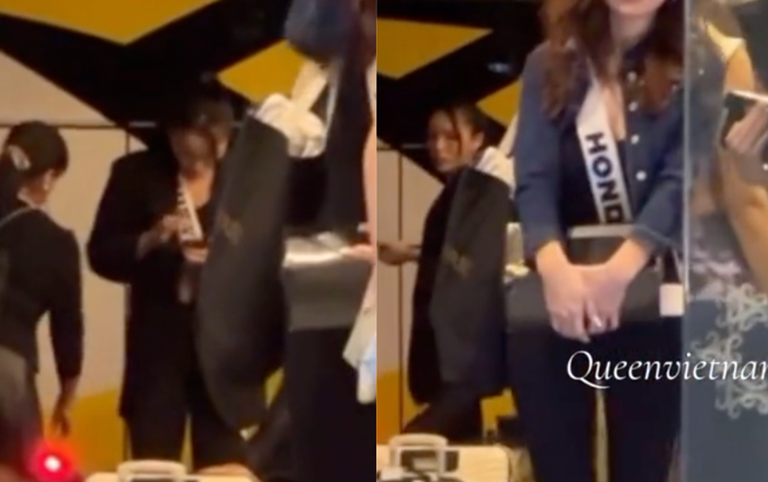 Hoa hậu Kỳ Duyên hoang mang khi phát hiện mất trang phục dân tộc trước đêm diễn 14/11. 