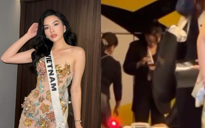 Đoạn clip ghi lại Kỳ Duyên hoang mang cực độ khi mất đồ ở Miss Universe Ảnh 2