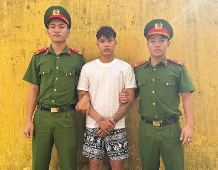 Đối tượng Nguyễn Văn Hiếu đã ra đầu thú sau khi được vận động