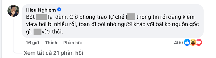 Xemesis và màn đáp trả cực căng khi có người đơm đặt bịa chuyện về vợ cũ.