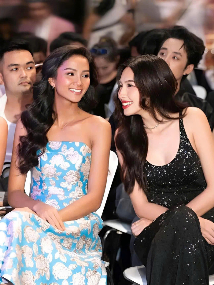 H'Hen Niê và Thùy Tiên luôn vui vẻ trong các sự kiện khi nhìn thấy nhau. 