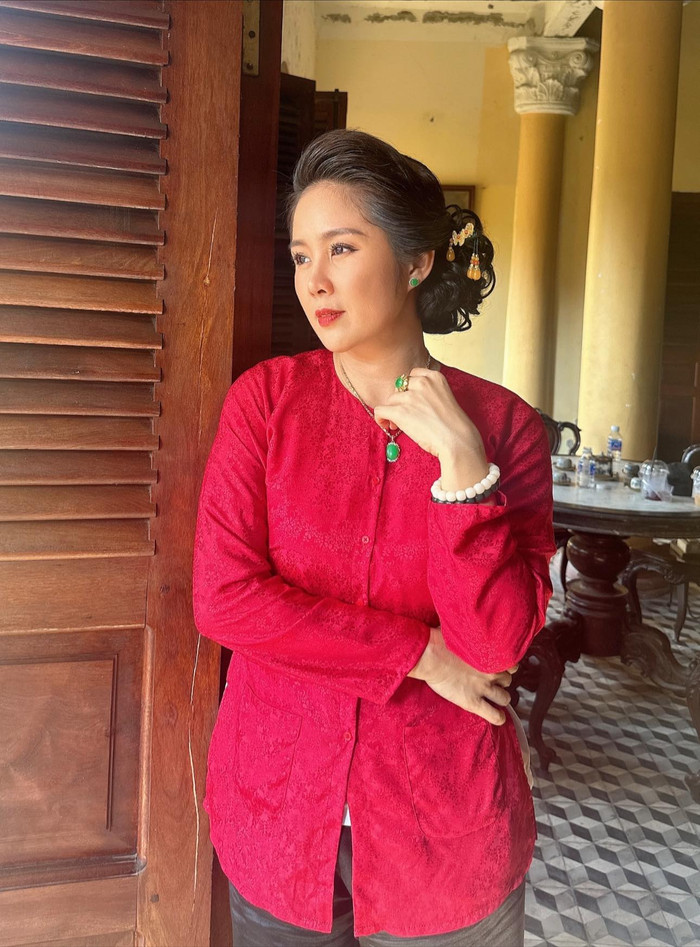 Lê Phương sẵn sàng tăng cân để có ngoại hình phù hợp với vai diễn. Ảnh: FBNV