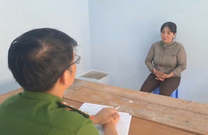 Bà Nguyễn Thị Phượng có hành vi bạo hành trẻ em.
