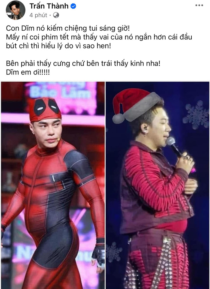 Bài đăng của Trấn Thành