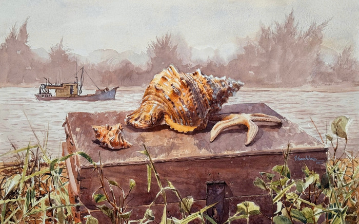 Triển lãm nghệ thuật màu nước tại Hà Nội: Hành trình giao thoa sắc màu cảm xúc Ảnh 2