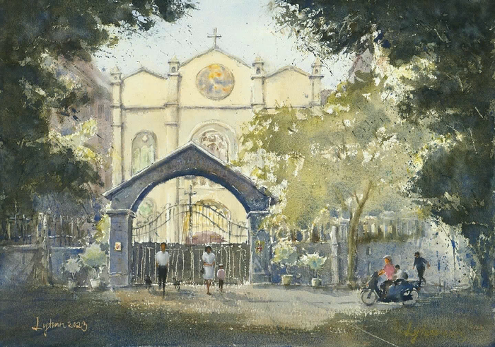 Triển lãm năm nay tiếp tục khai thác những chủ đề phong phú như phong cảnh, chân dung, đời sống thường nhật và các giá trị văn hóa. Mỗi tác phẩm không chỉ là một câu chuyện riêng, mà còn là một đóng góp nhỏ bé vào bức tranh to lớn của nghệ thuật màu nước Thủ đô.