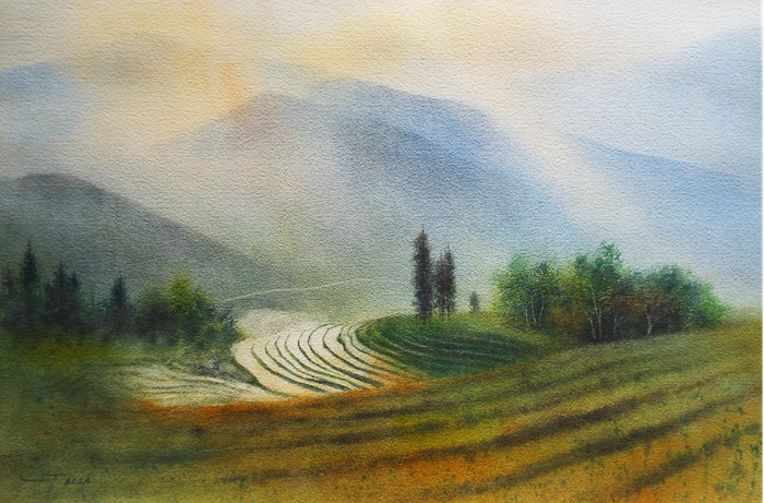 Tác phẩm: Chiều Biên Giới - Lục Thum