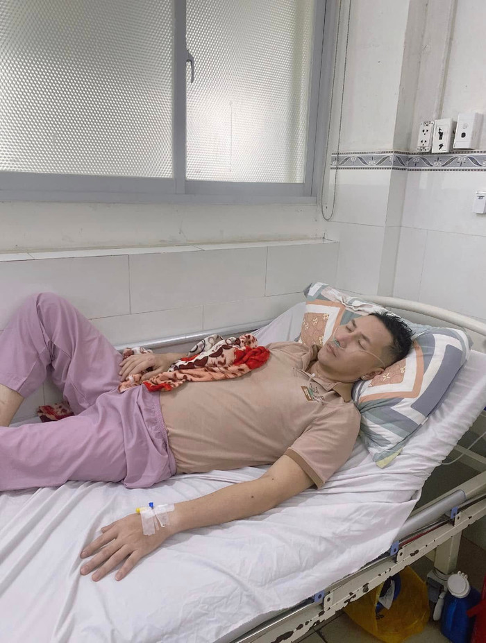 Nam người mẫu Việt nhập viện trong tình trạng nguy kịch. (Ảnh FBNV)