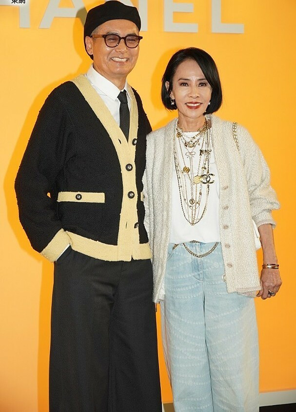 Châu Nhuận Phát và vợ trong một sự kiện gần đây. 