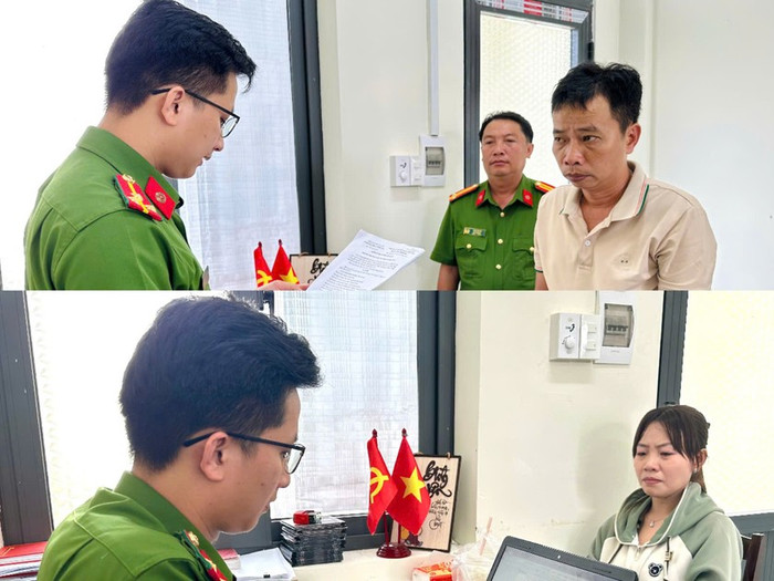 Ông Phạm Đình Trung và bà Hà Thị Minh Trang đang được điều tra về hành vi 'Lừa đảo chiếm đoạt tài sản'. Ảnh: Báo Pháp luật.