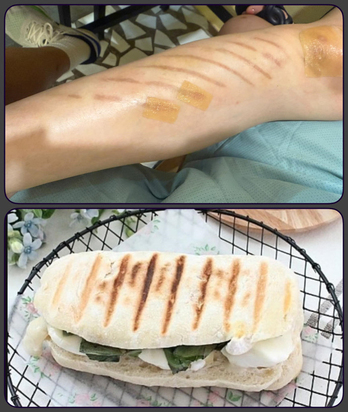 Vài ngày trước, Trấn Thành đăng ảnh trêu Hari Won khi vợ bị ngã cầu thang cuốn. (Ảnh FBNV)