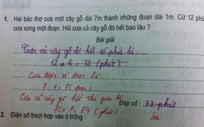 Bài toán với phép tính '12 x 6 = 72' bị chấm sai, cô giáo đưa lời giải gây tranh cãi dữ dội Ảnh 2