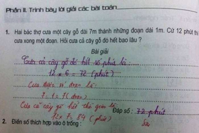 Bài toán tiểu học khiến dân tình tranh cãi dữ dội