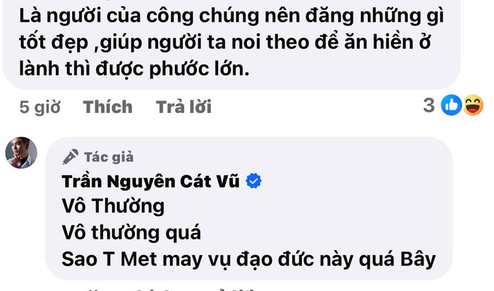 Tim phản ứng gay gắt khi được khán giả góp ý. Ảnh: Chụp màn hình