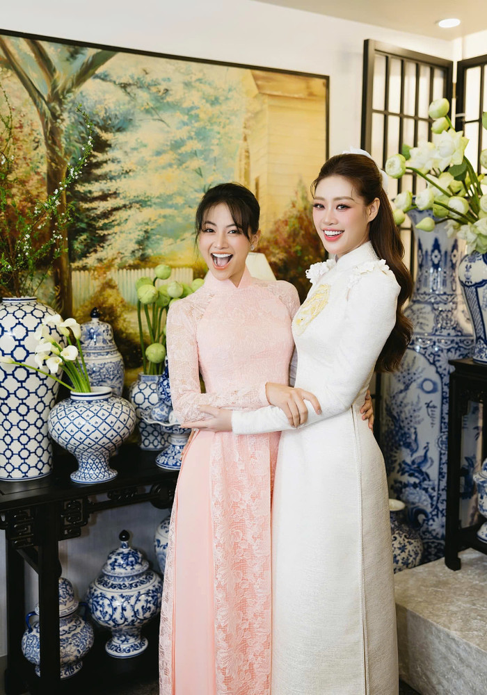 Phương Khánh và Khánh Vân có mối quan hệ tốt đẹp. (Ảnh FBNV)