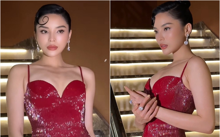 Hoa hậu Kỳ Duyên khoe vẻ quyến rũ Ảnh 2