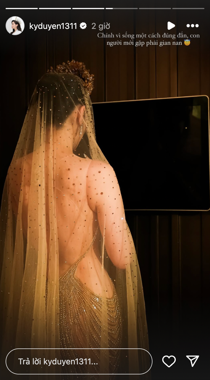 Dòng trạng thái mới của Hoa hậu Kỳ Duyên khiến công chúng xôn xao bàn tán.