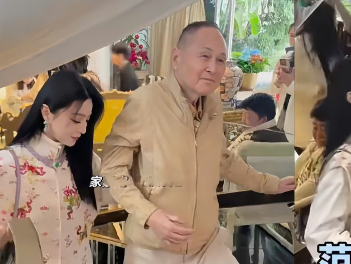 Khoảnh khắc Phạm Băng Băng khoác tay cùng Triệu Thế Tăng thu hút sự chú ý của dư luận. Ảnh: Sohu