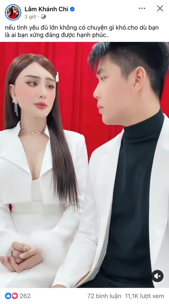 Việc Lâm Khánh Chi đăng video bên cạnh trợ lý cũ khiến nhiều người tò mò, hiếu kỳ. Ảnh: Chụp màn hình