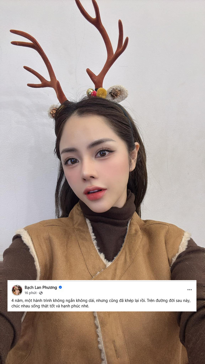 Vợ Huỳnh Anh vừa có bài đăng ẩn ý về chuyện khép lại hành trình 4 năm và hiện gây xôn xao mạng xã hội. (Ảnh FBNV)