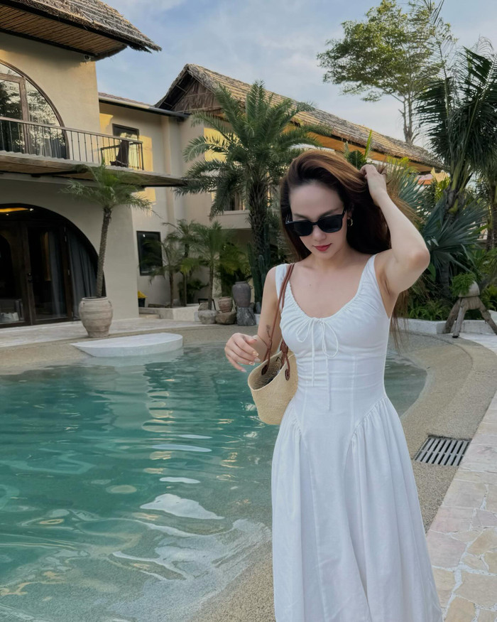 Nữ diễn viên tận hưởng cuộc sống hôn nhân viên mãn. Ảnh: FBNV