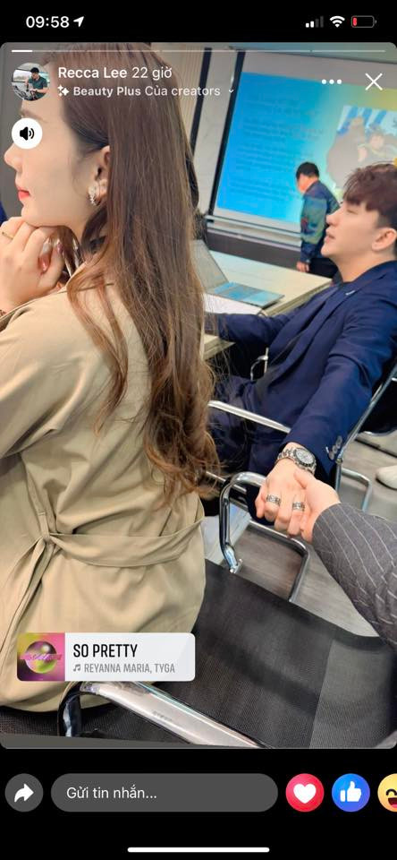 Huỳnh Anh đăng ảnh chụp với B Trần trước đó. (Ảnh FBNV)