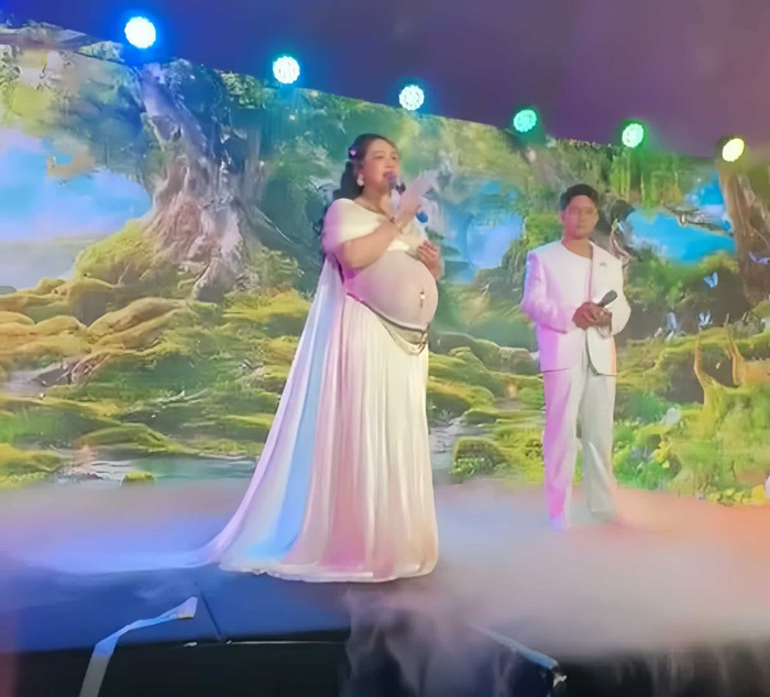 Nhật Kim Anh tiết lộ đang mang thai lần 2. Cô được dự sinh vào 25 ngày tới. (Ảnh chụp màn hình)