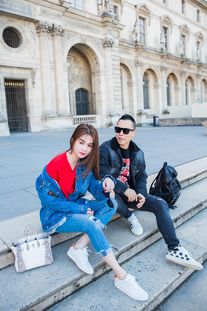 Vũ Khắc Tiệp luôn cưng chiều, quan tâm Ngọc Trinh. Ảnh: FBNV