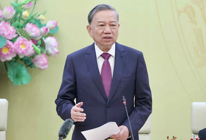 Tổng Bí thư Tô Lâm phát biểu chỉ đạo (Ảnh: Thống Nhất - TTXVN).