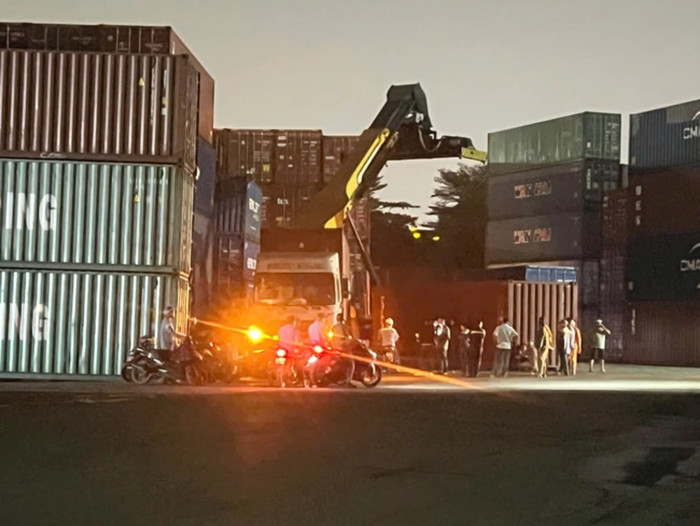 Cảng Phước Long ICD nơi xảy ra tai nạn. Ảnh: Báo Người lao động.